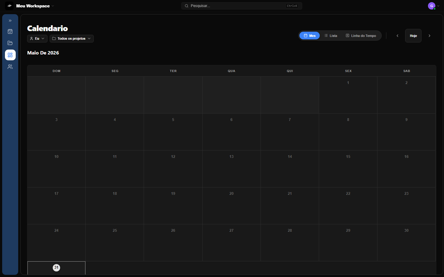 Calendário
